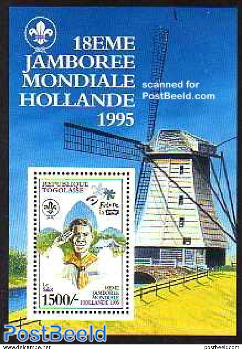 Togo 1995 World Jamboree S/s, Mint NH, History - Sport - Various - Netherlands & Dutch - Scouting - Mills (Wind & Water) - Geography