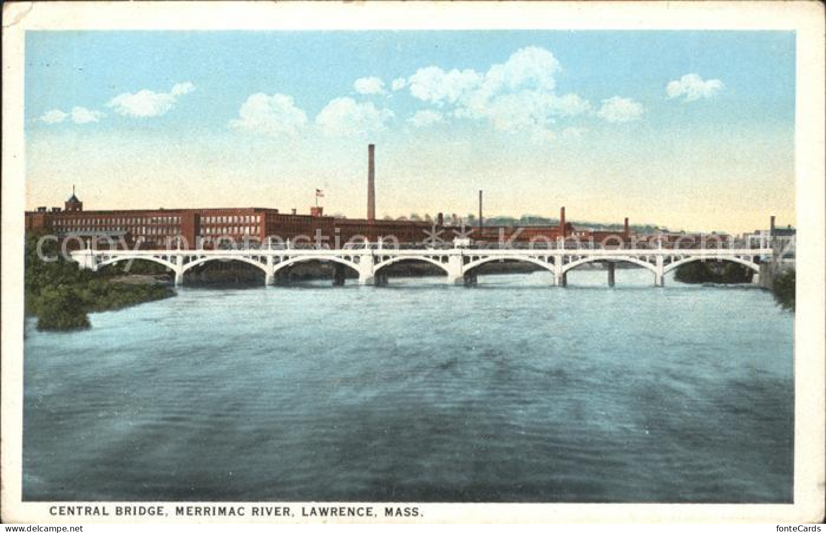 11700589 Lawrence_Massachusetts Central Bridge Merrimac River - Autres & Non Classés