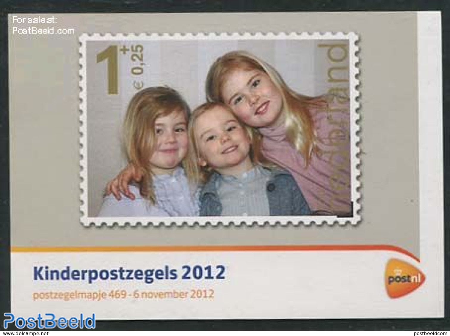 Netherlands 2012 Child Welfare, Presentation Pack 469, Mint NH, History - Kings & Queens (Royalty) - Nuevos