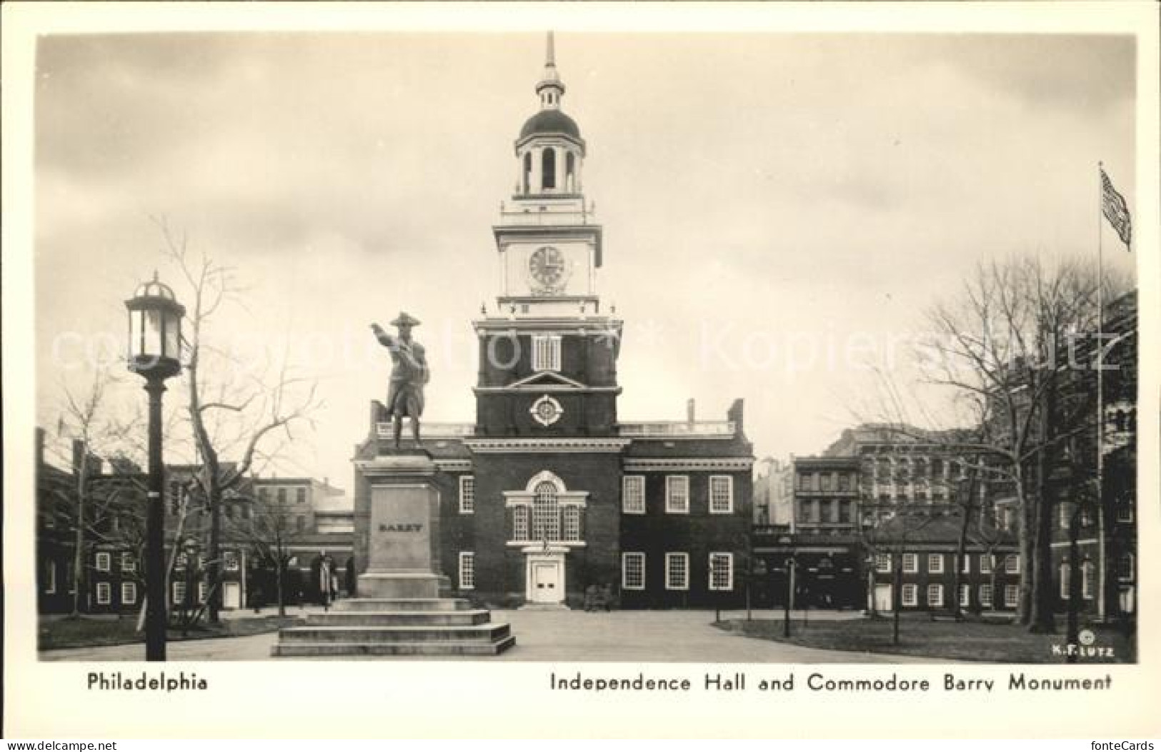 11700564 Philadelphia Pennsylvania Independence Hall Commodore Barry Monument Ph - Other & Unclassified