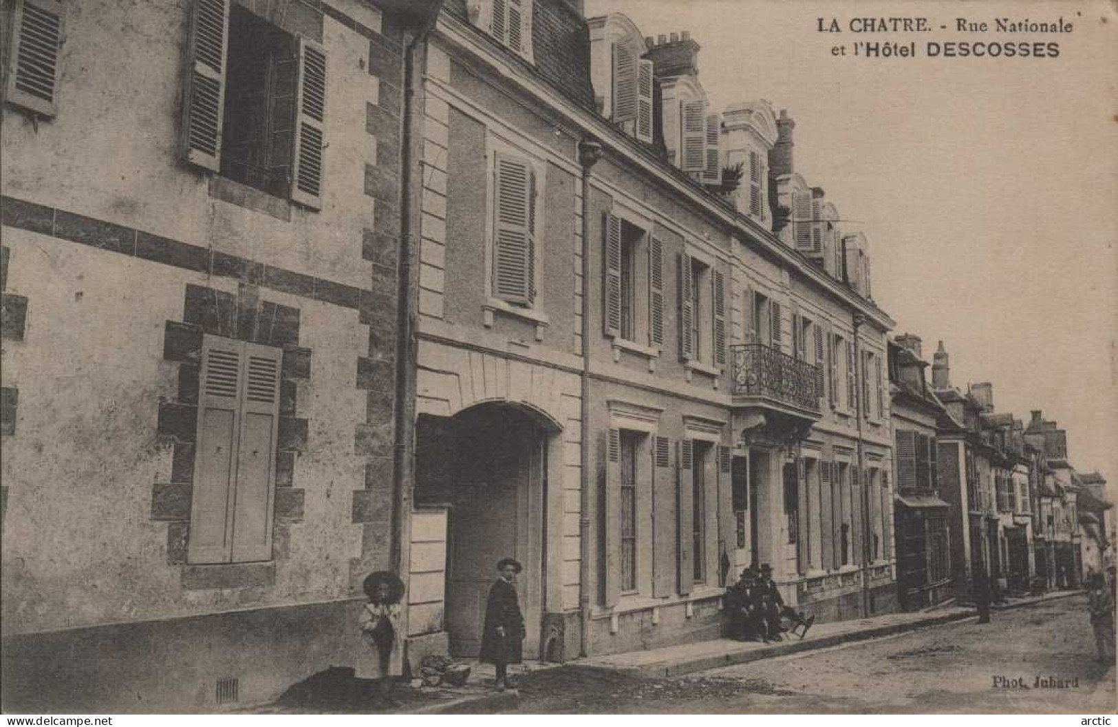 La CHATRE  Rue Nationale Et Hôtel Descosses - La Chatre