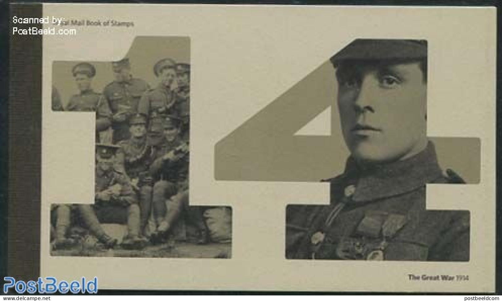 Great Britain 2014 World War I, Prestige Booklet, Mint NH, History - Stamp Booklets - World War I - Ungebraucht