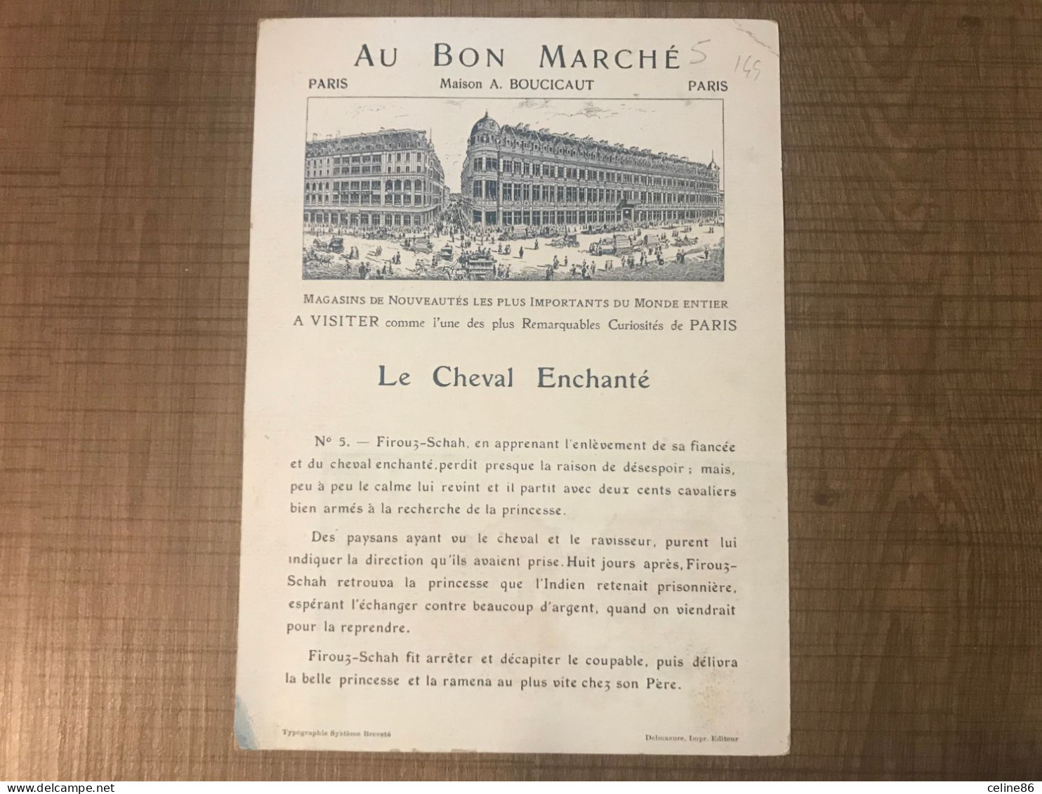 AU BON MARCHE Le Cheval Enchanté - Au Bon Marché