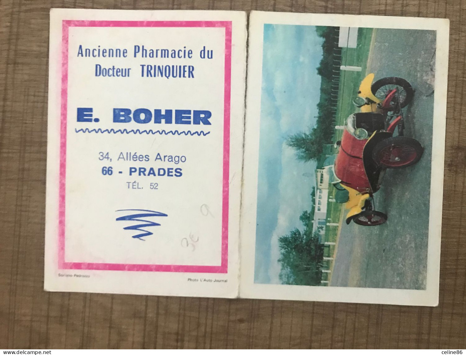 1967 Ancienne Pharmacie Du Docteur TRINQUIER E. BOYER PRADES - Kleinformat : 1961-70