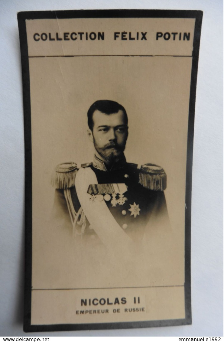 Chromo Photo Collection Félix Potin 1900 Tsar Empereur Nicolas II De Russie - Félix Potin