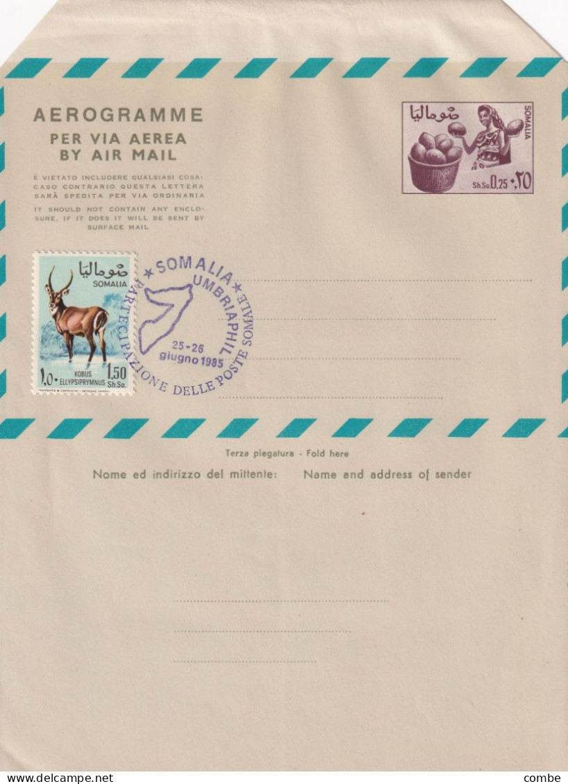AEROGRAMME SOMALIA**   / 2 - Somalie (1960-...)