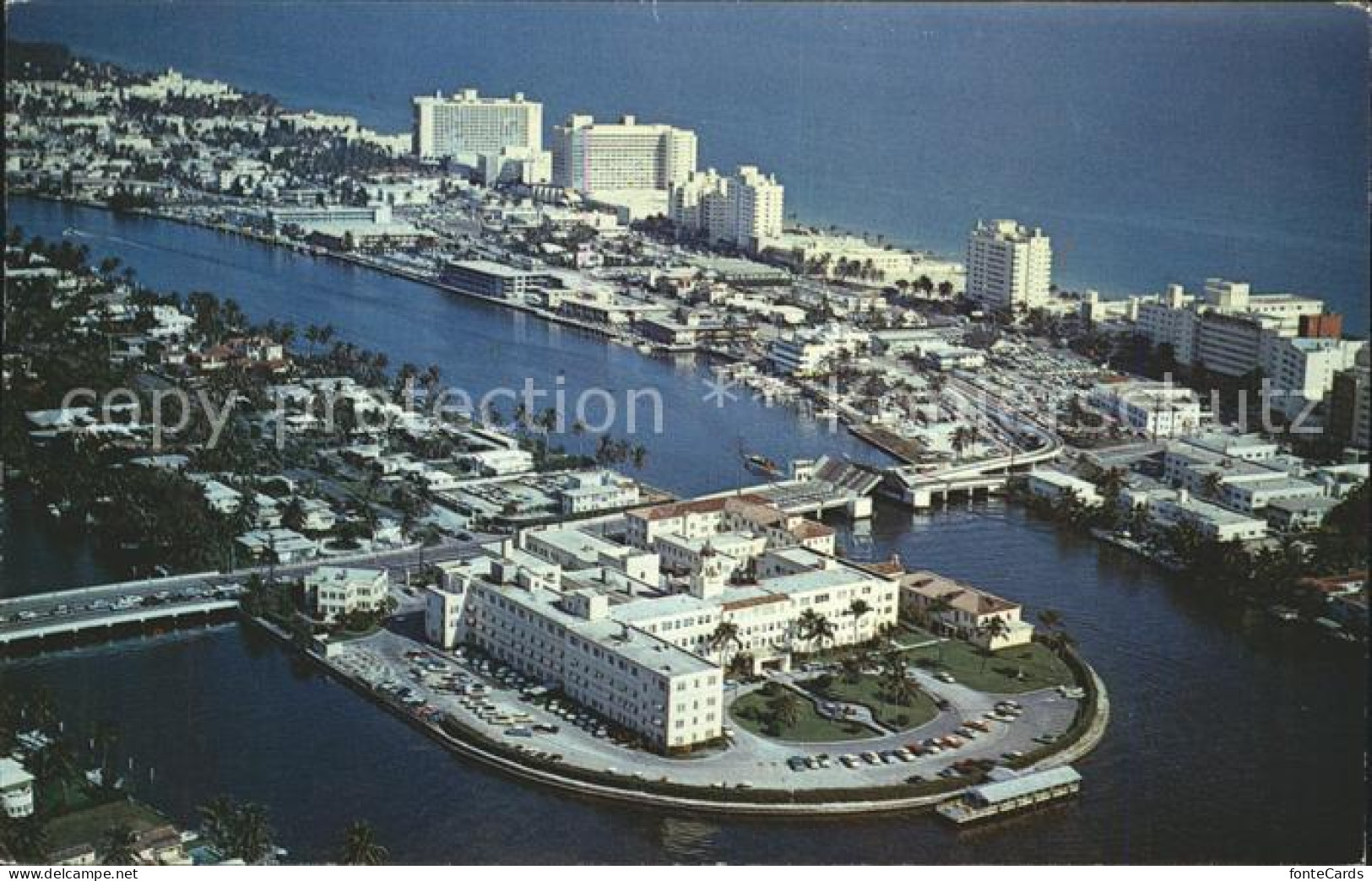 11700458 Miami_Beach North Beach Section Hotel Row St Francis Hospital Aerial Vi - Autres & Non Classés