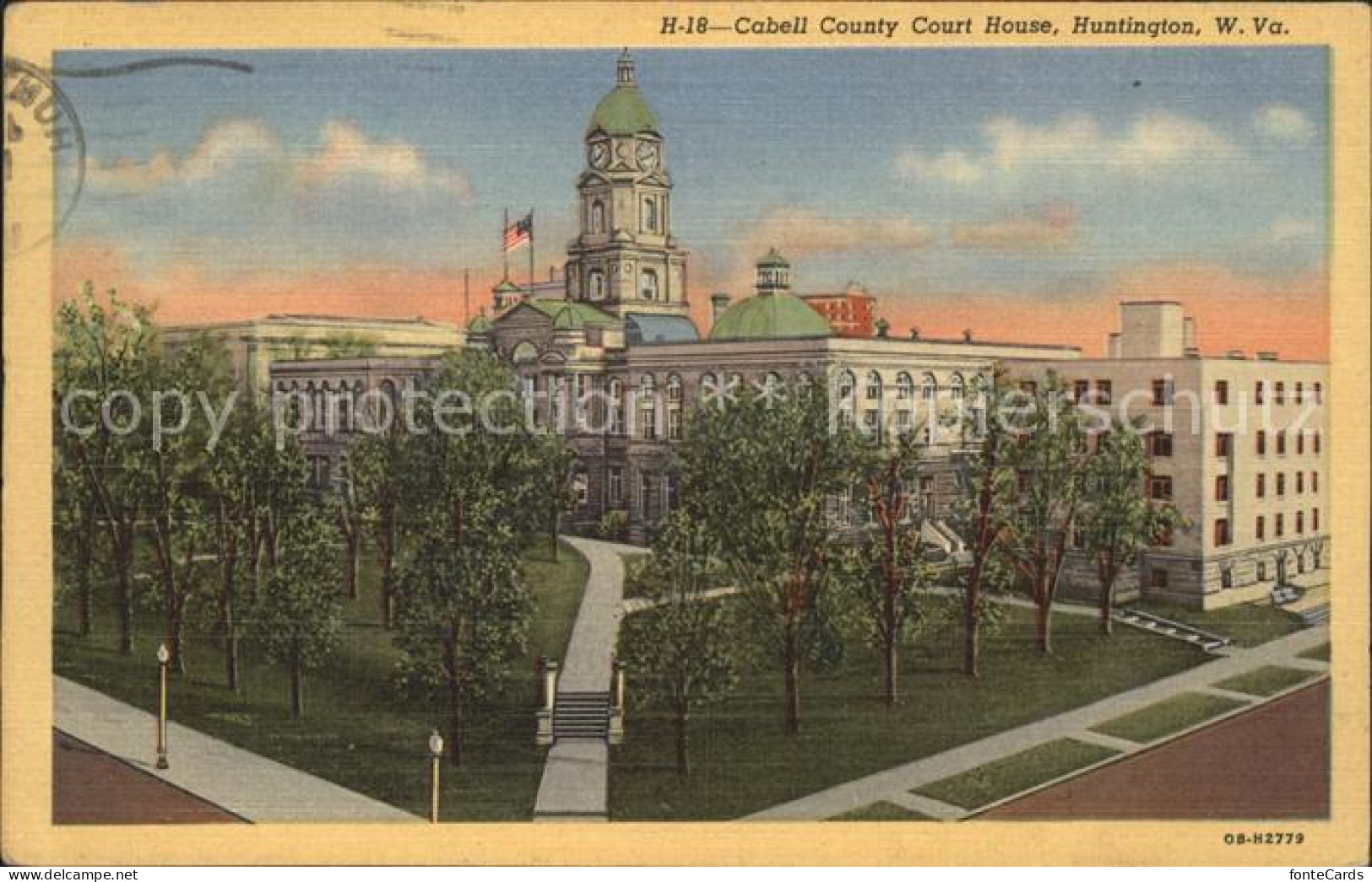 11700433 Huntington_West_Virginia Cabell County Court House - Andere & Zonder Classificatie
