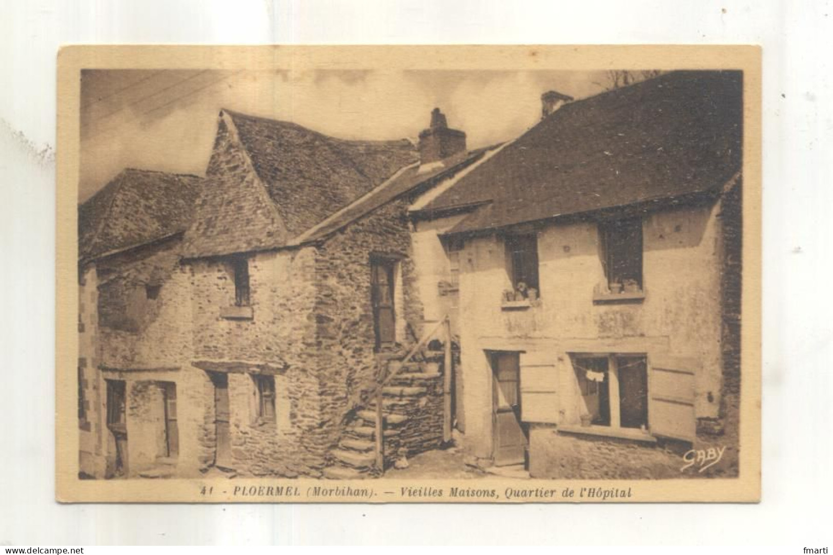 41. Ploermel, Vieilles Maisons, Quartier De L'Hopital - Ploërmel