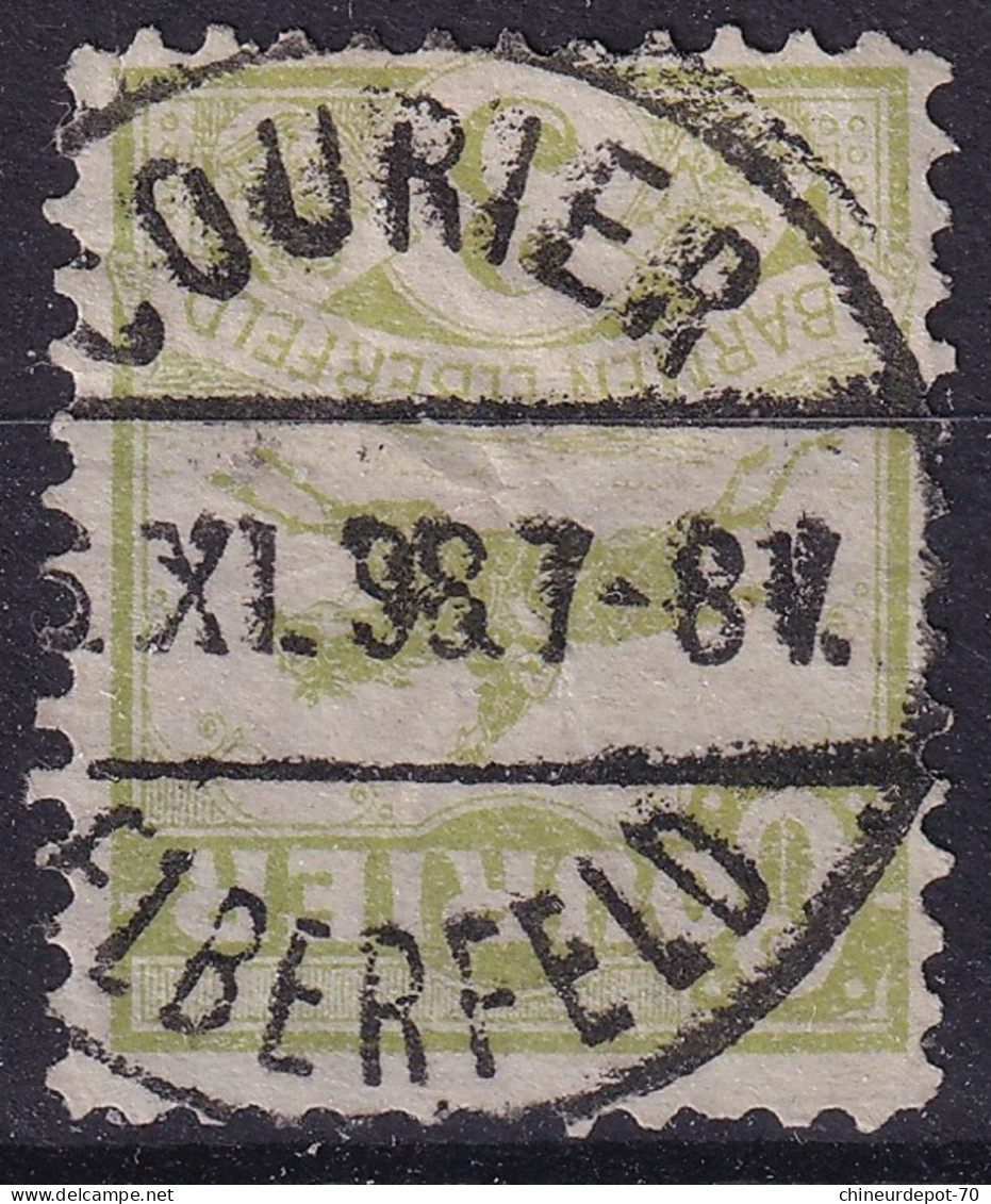 Cachet Courier Allemagne Elberfeld - Other & Unclassified
