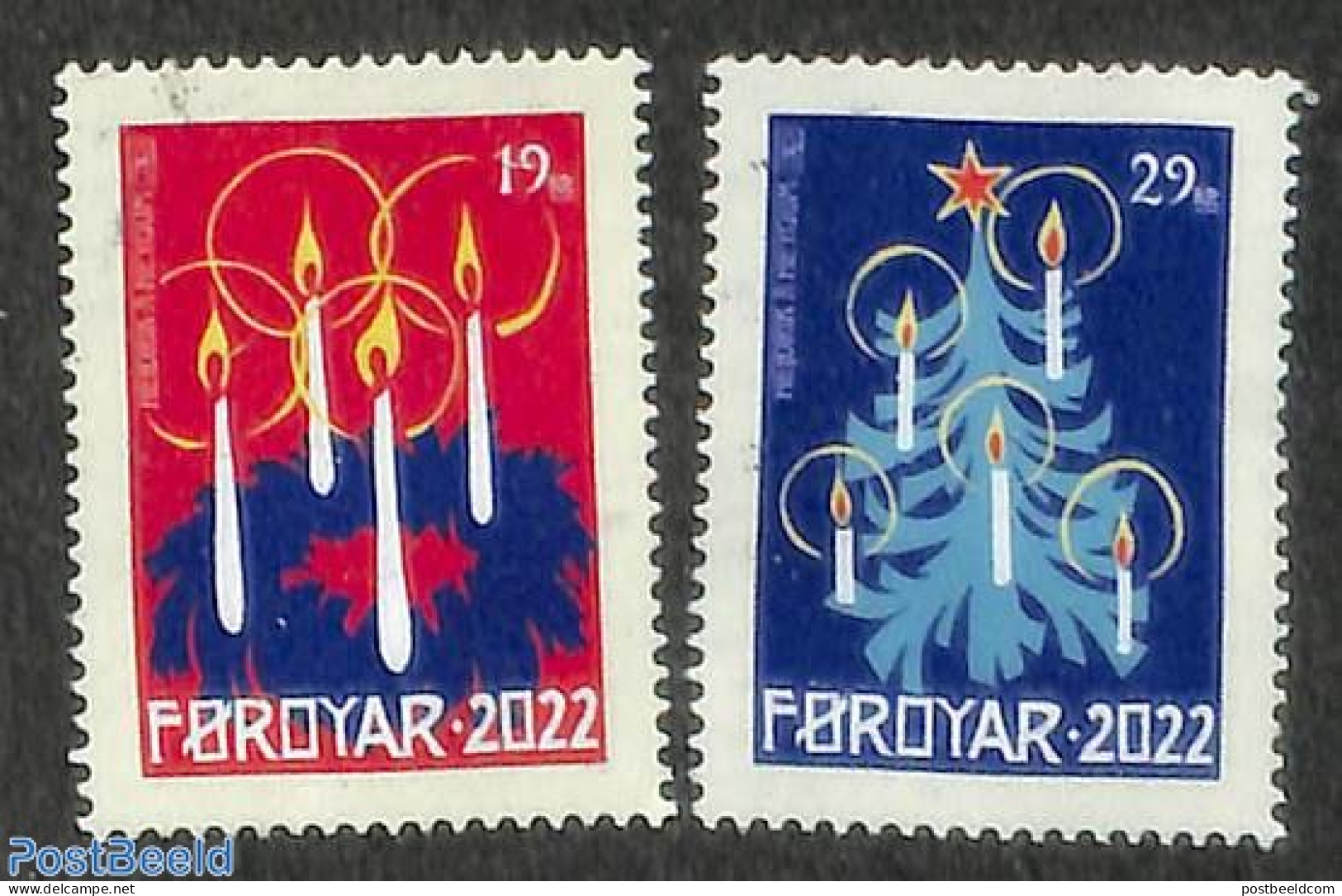 Faroe Islands 2022 Christmas 2v, Mint NH, Religion - Christmas - Navidad