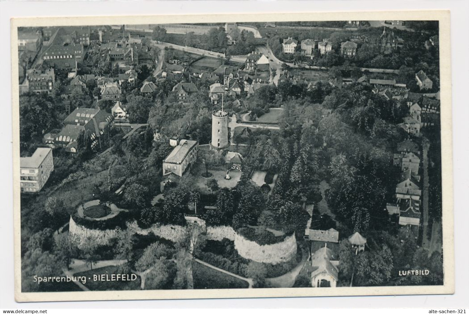 AK Um 1930 Sparrenburg Luftbild Der Festung Bielefeld - Bielefeld