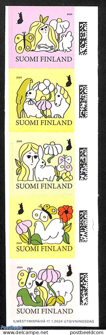 Finland 2024 Spring Dreams 5v S-a, Mint NH - Nuevos