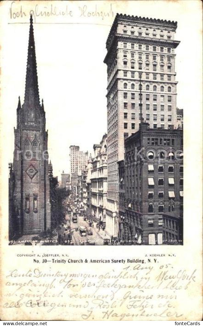 11700382 New_York_City Trinity Church And American Surety Building - Other & Unclassified