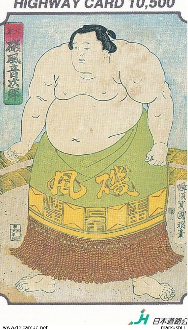 Japan Prepaid Highway Card 10500 -  Art Sumo Traditional - Japon