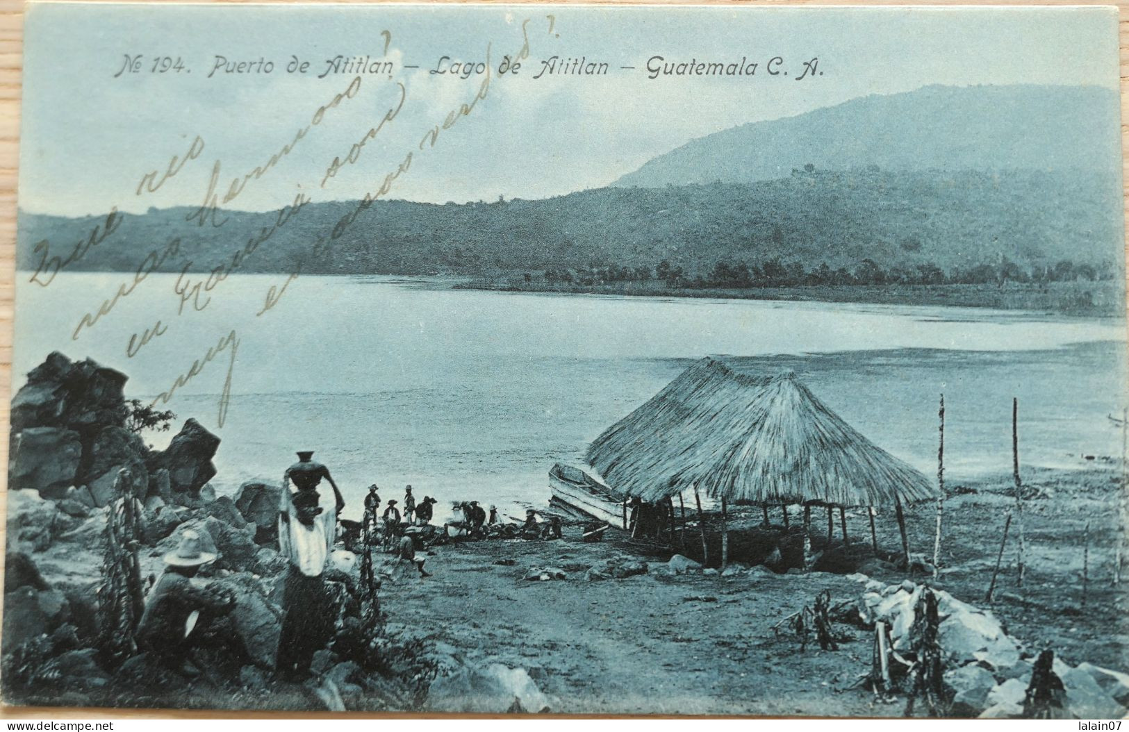 C. P. A. Color : GUATEMALA : Puerto De Atitlan Lago De Atitlan - Guatemala