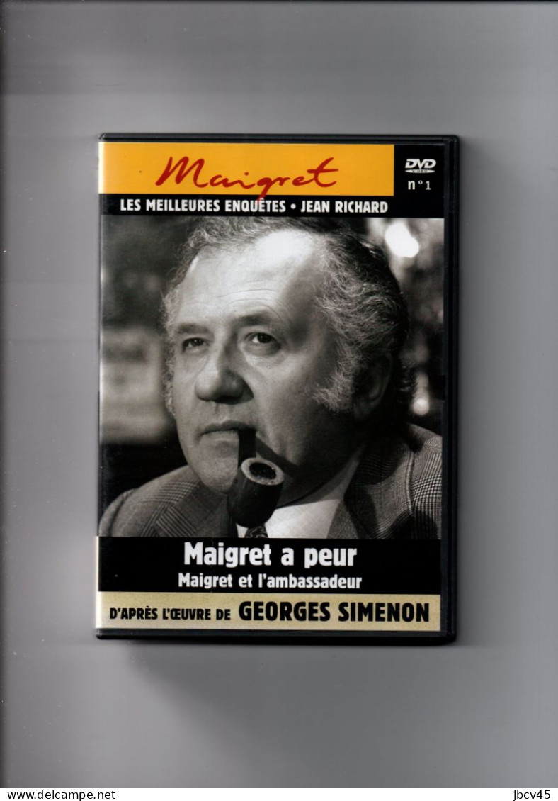DVD  MAIGRET A PEUR N°1 Jean Richard - Crime