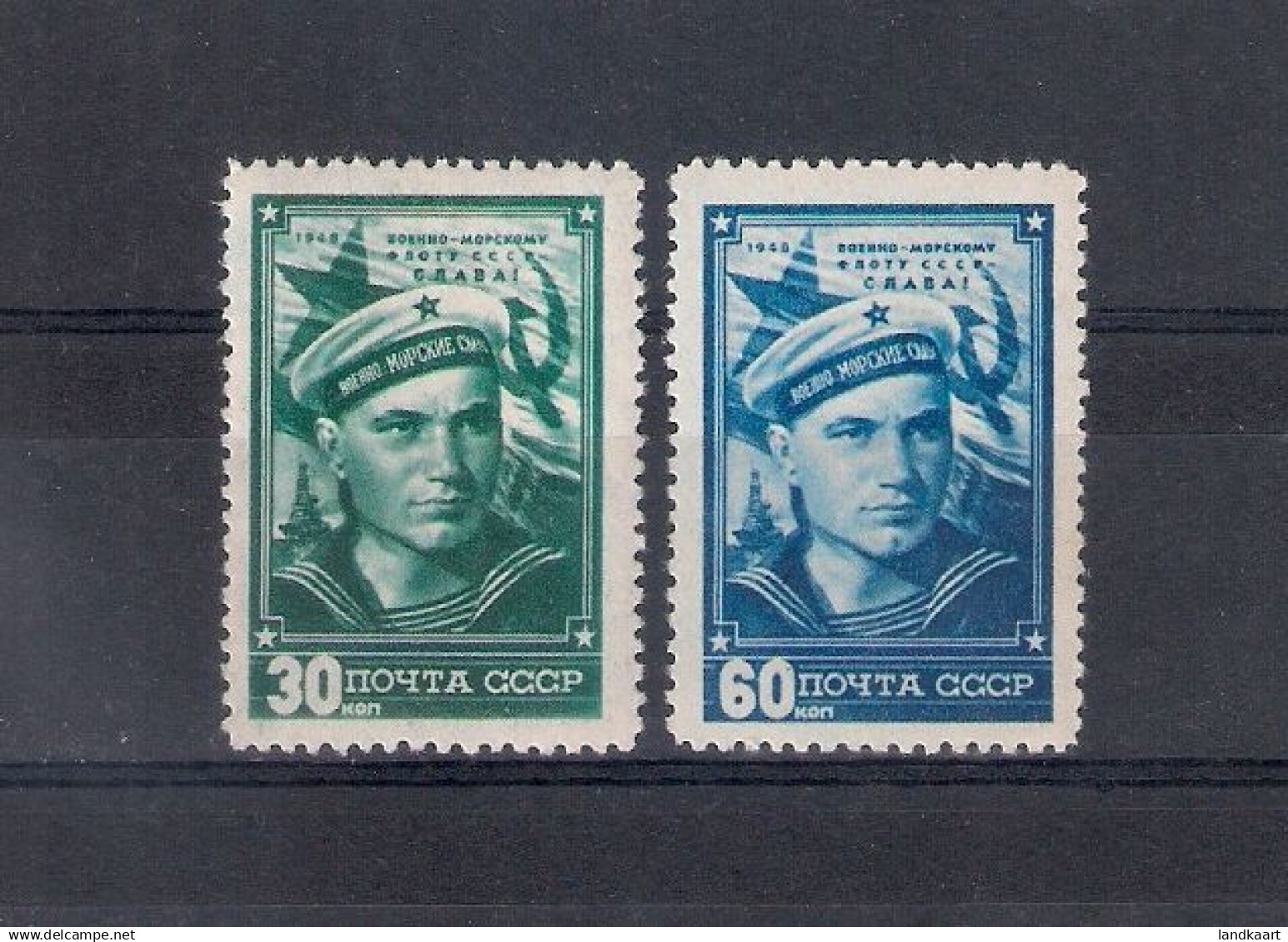 Russia 1948, Michel Nr 1242-43, MLH OG - Ongebruikt