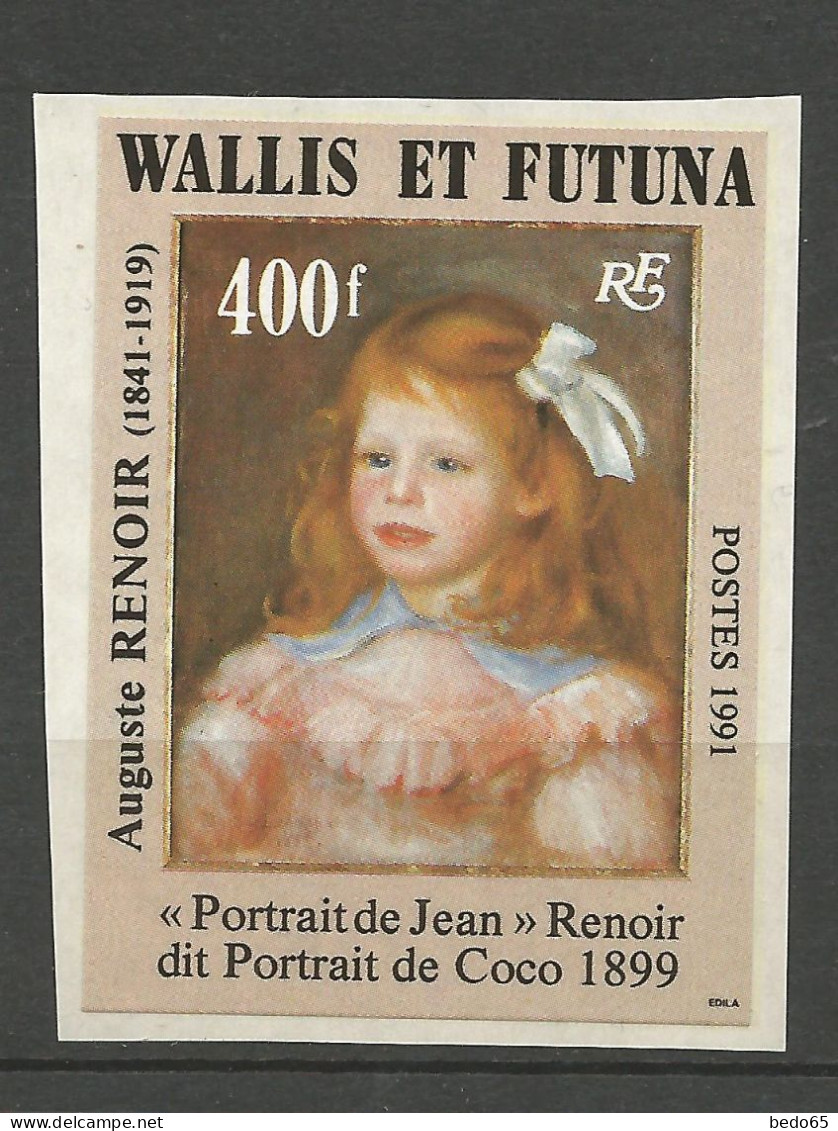 WALLIS-ET-FUTUNA N° 412 Non Dentelé Adhésif NEUF** LUXE SANS CHARNIERE NI TRACE / Hingeless  / MNH - Geschnittene, Druckproben Und Abarten