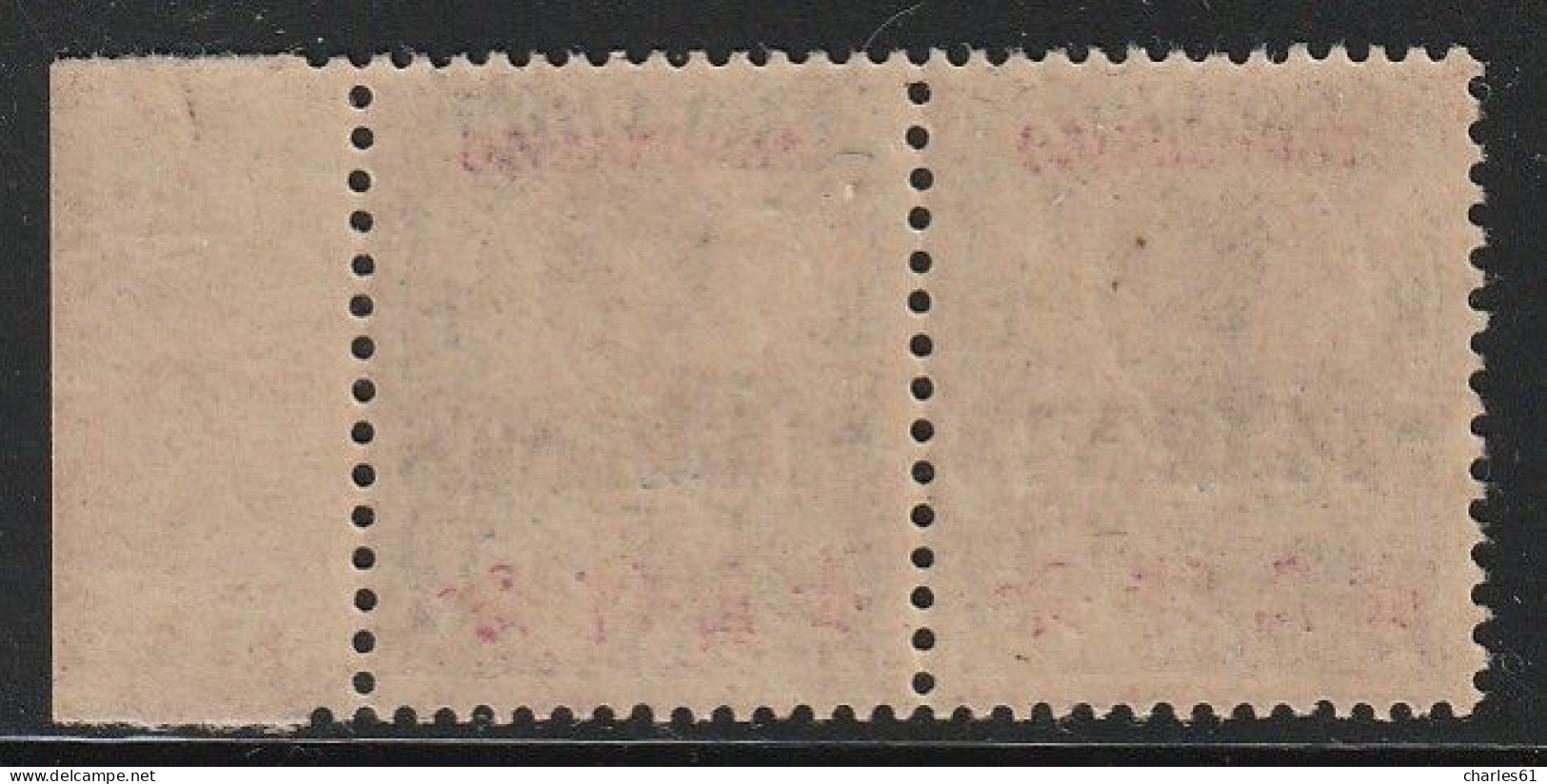 TCH'ONG K'ING - N°91b ** (1919) "4" Fermé Tenant à Normal - Unused Stamps