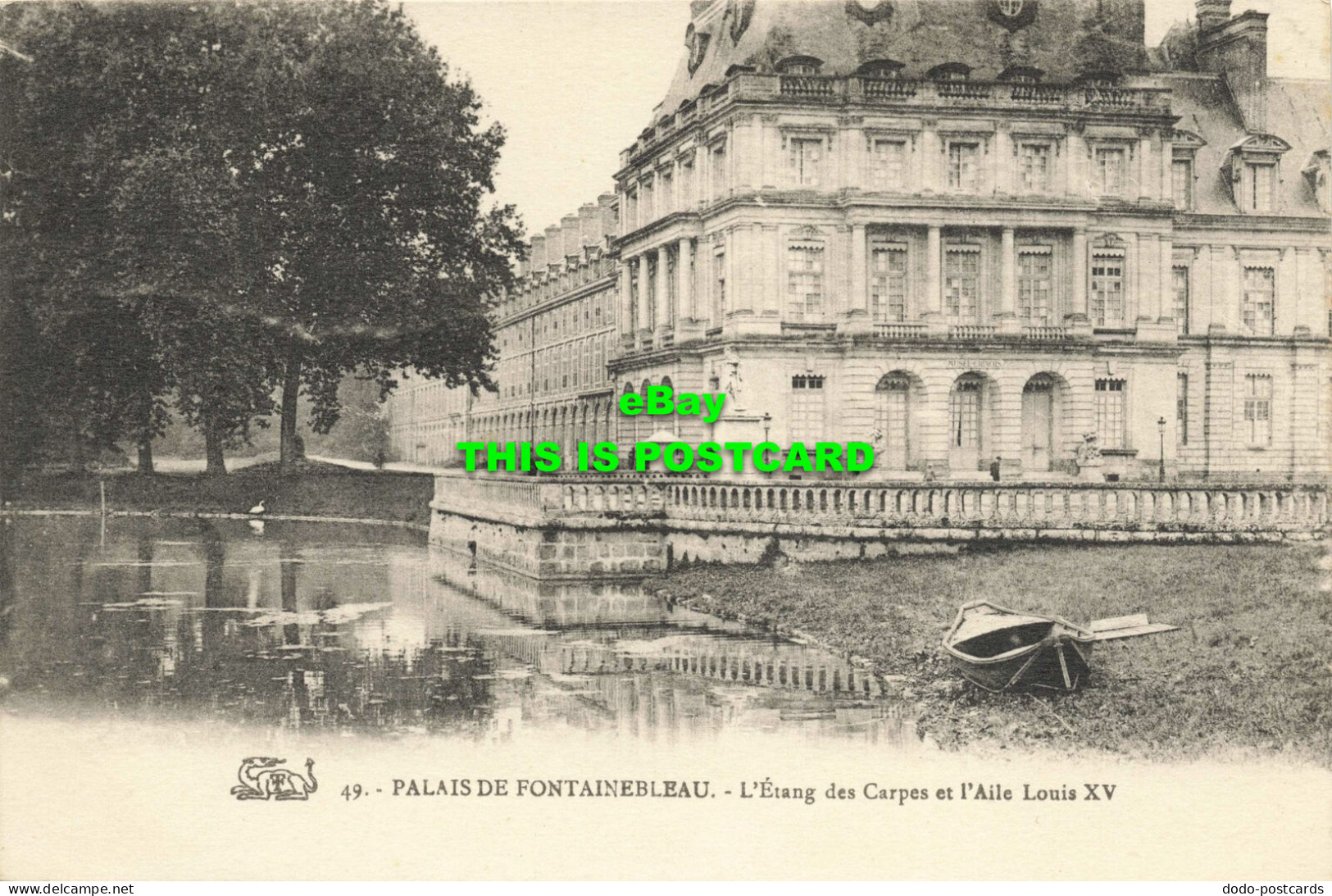 R622247 49. Palais De Fontainebleau. LEtang Des Carpes Et LAile Louis XV - Wereld