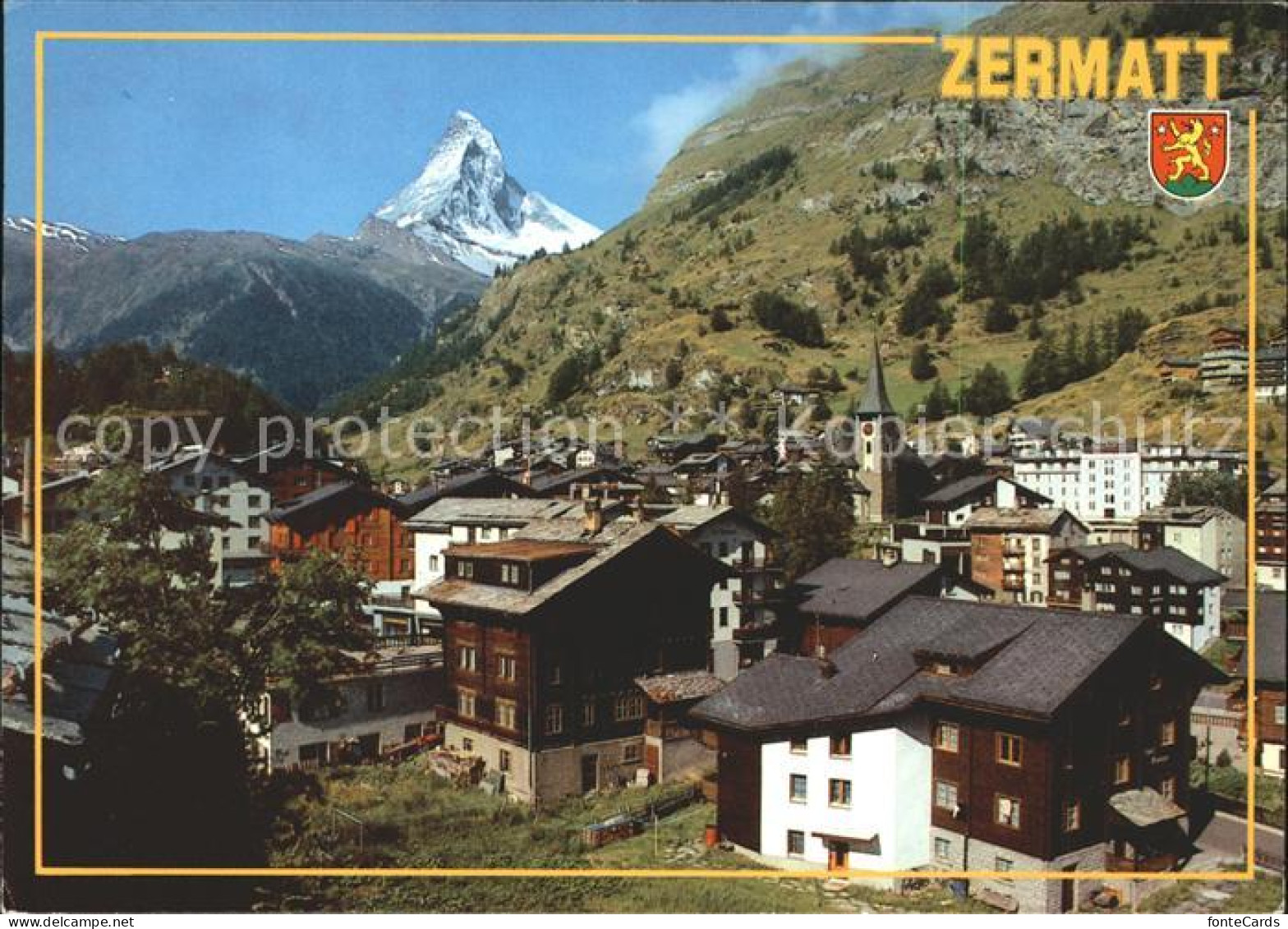 11698501 Zermatt VS Dorfpartie Mit Matterhorn  - Otros & Sin Clasificación