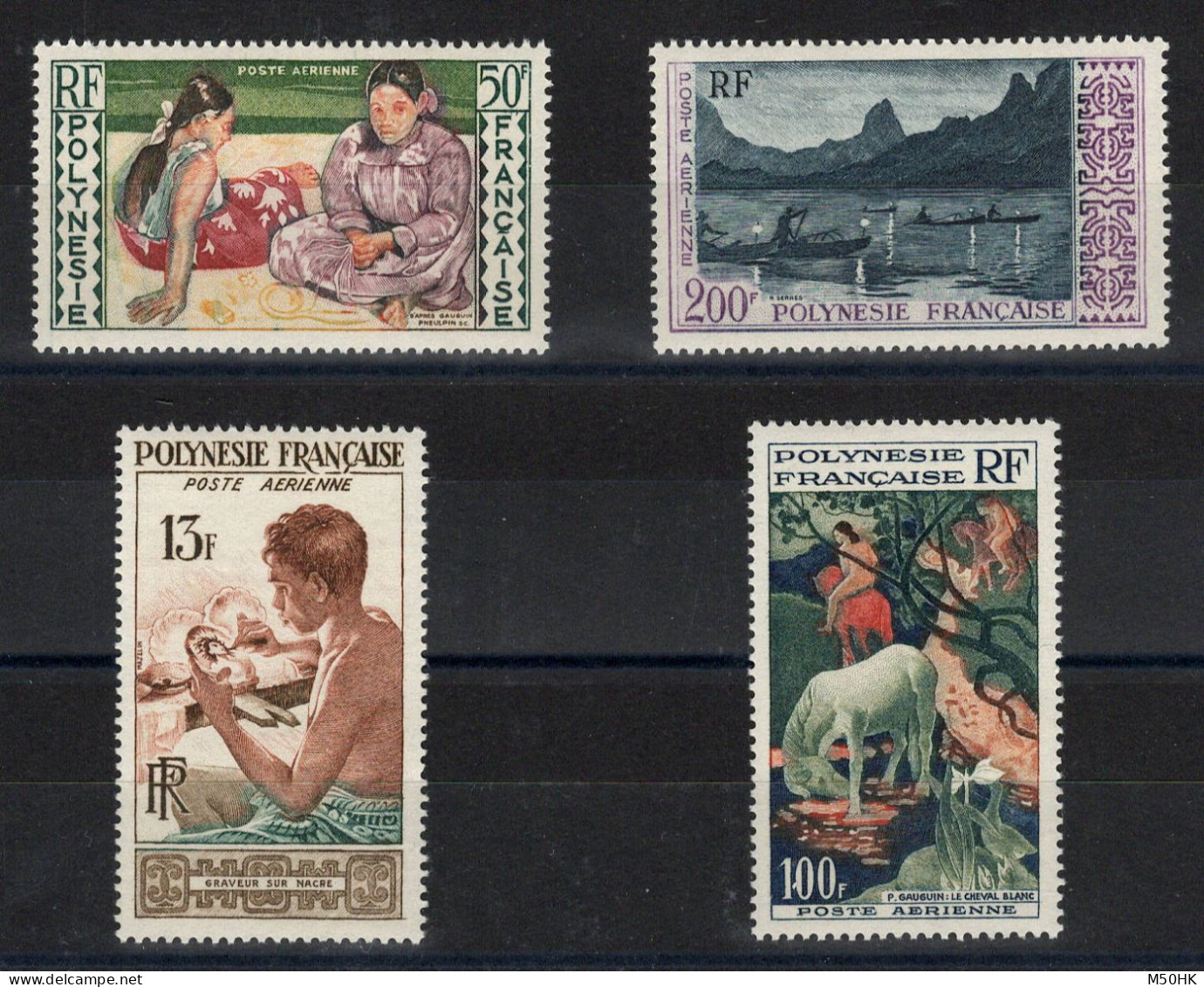 Polynesie - PA 1 à 4 N** MNH Luxe Complete Cote 85,50 Euros - Unused Stamps