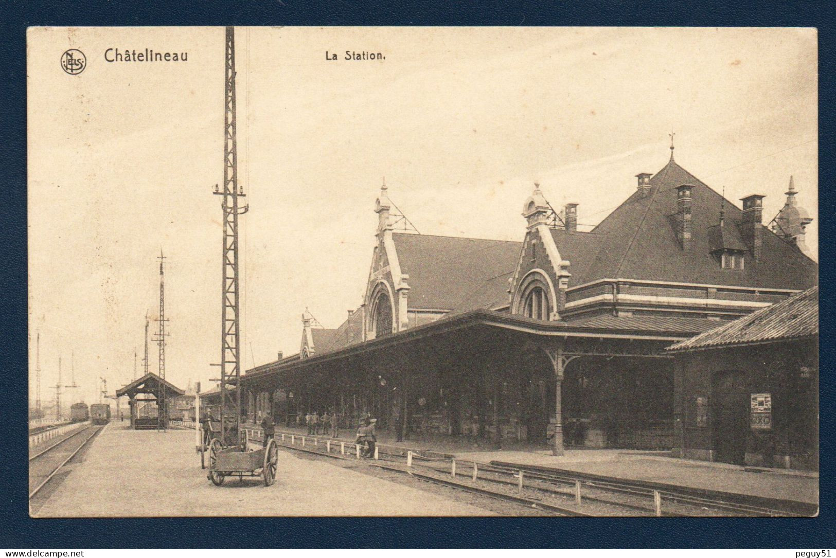 Châtelineau ( Châtelet). Intérieur De La Station. Les Quais. - Chatelet