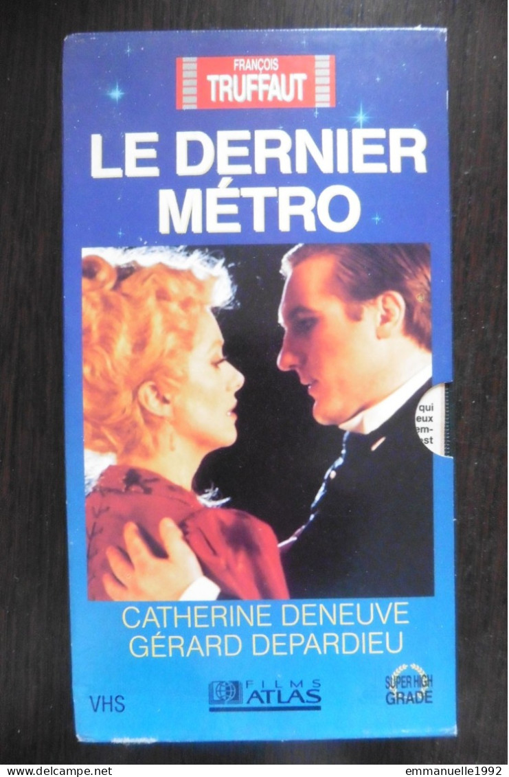 VHS Film Le Dernier Métro 1980 François Truffaut Catherine Deneuve Gérard Depardieu - Klassiker