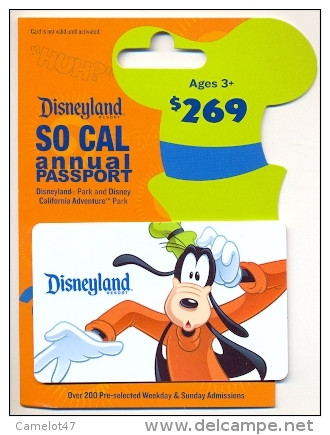 U.S.A. Disneyland California Ticket # 143a - Passeports Disney