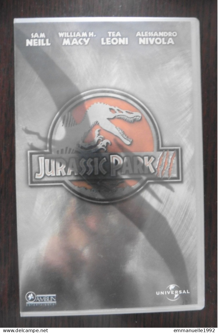 VHS Du Film Jurassic Park III N°3 2001 Sam Neill Tea Leoni William H. Macy - Action & Abenteuer