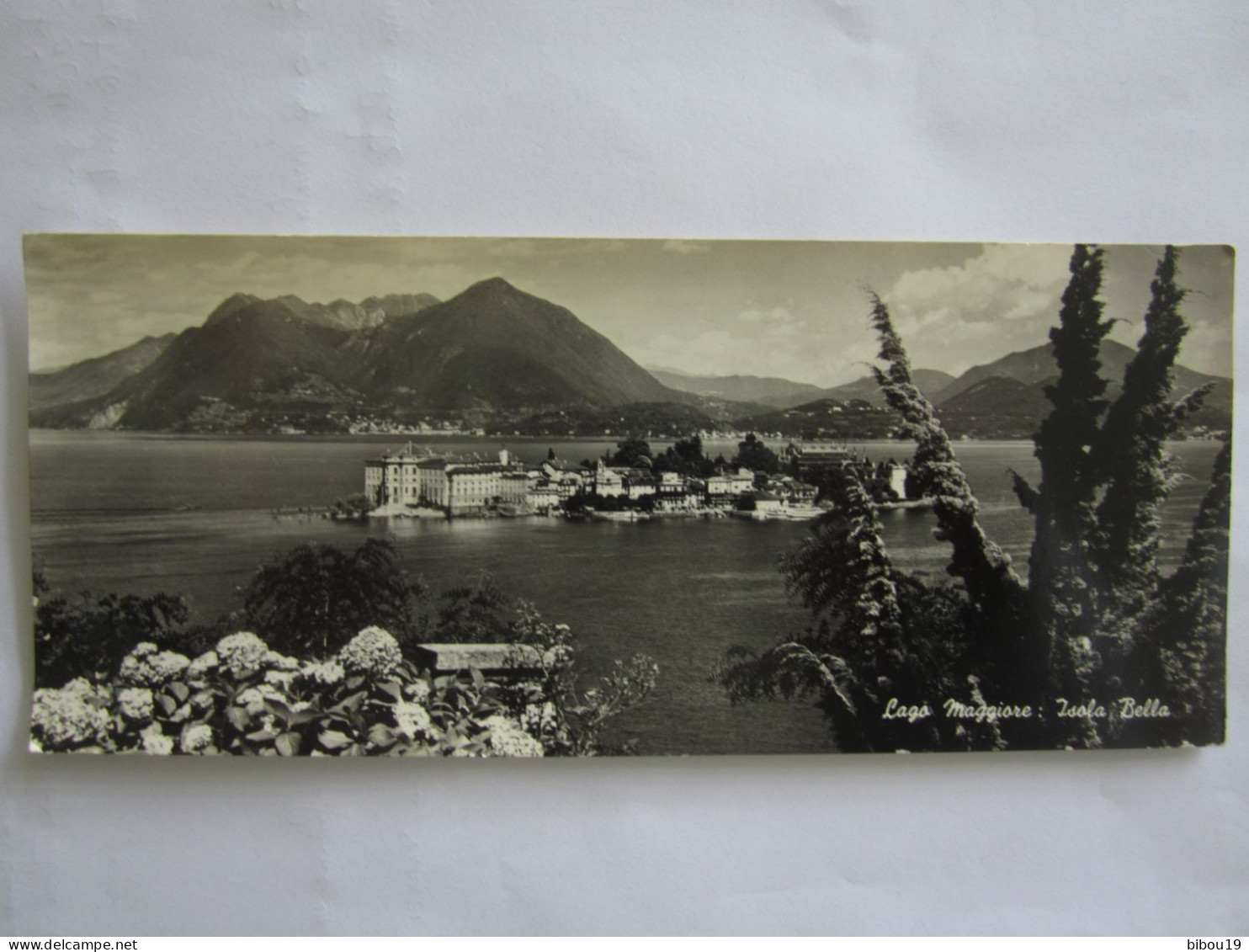 LAGO MAGGIORE ISOLA BELLA CARTE DE 21 CM X 9 CM - Autres & Non Classés