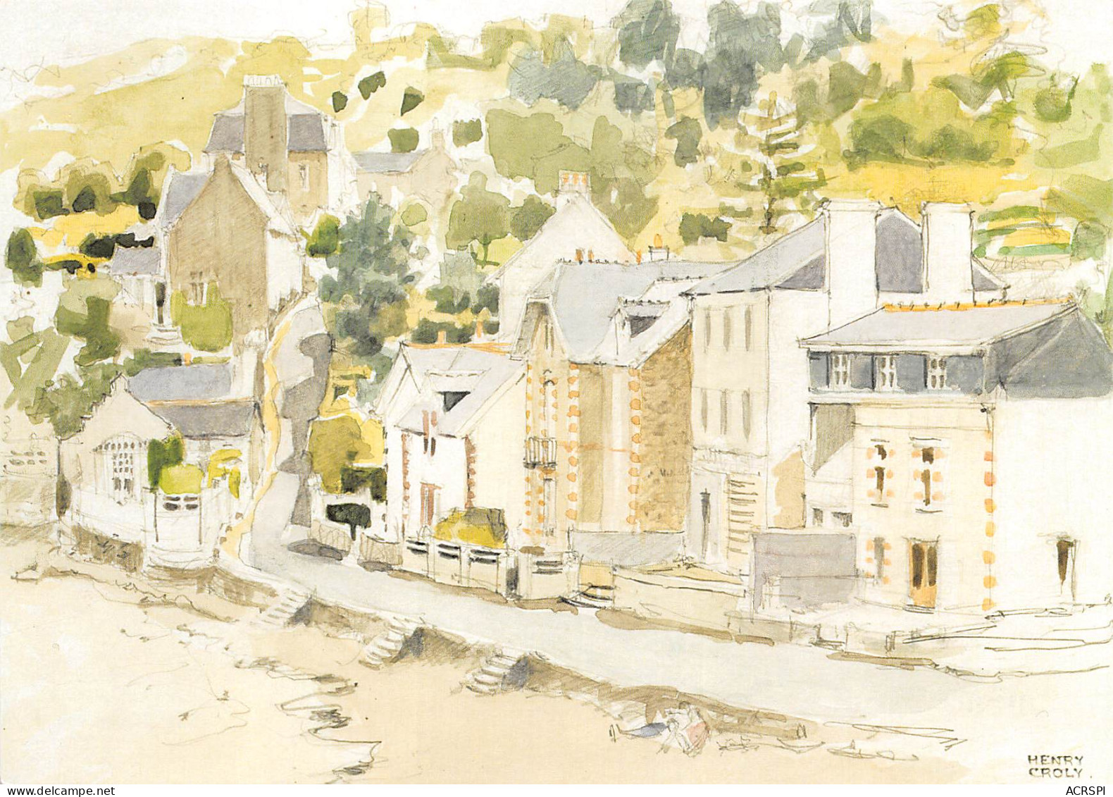 22  Paimpol Sea From The Town Par HENRY CROLY     N° 4 \ML4000 - Paimpol