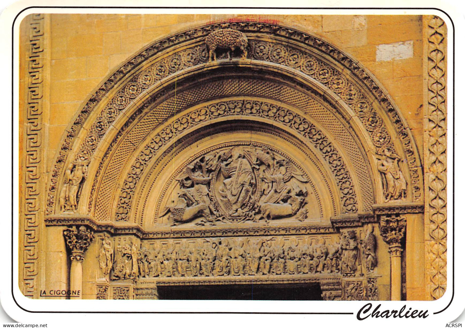42 Abbaye Bénédictine De CHARLIEU Le Tympan  N° 13 \ML4003 - Charlieu