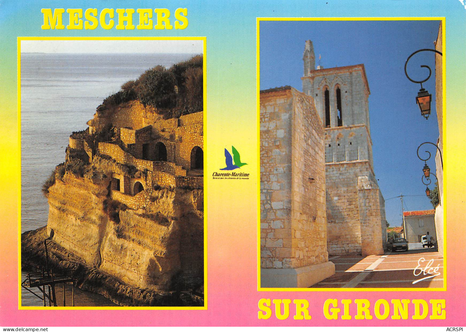 17 MESCHERS-sur-Gironde Grottes De RUGULUS Et L'église  N° 16 \ML4007 - Meschers