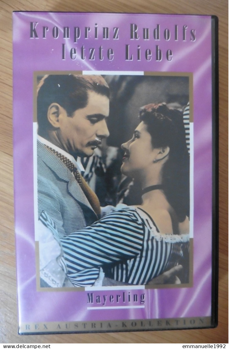 VHS Kronprinz Rudolfs Letzte Liebe Mayerling 1955 Rudolf Prack Christiane Hörbiger - Drame