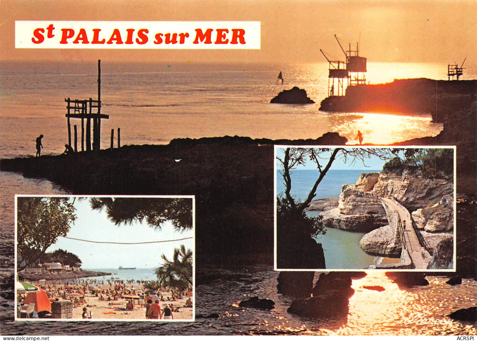 17 Saint-Palais-sur-Mer  Carrelets Au Crépuscule     N° 54 \ML4009 - Saint-Palais-sur-Mer