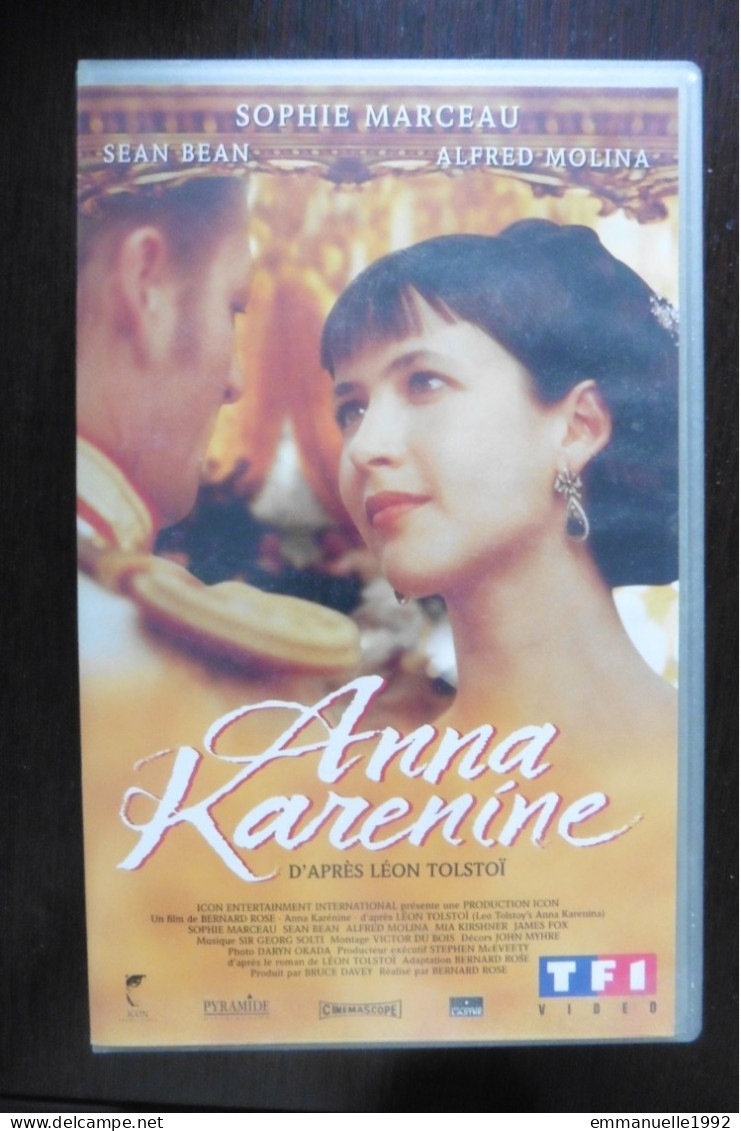 VHS Anna Karenine De Bernard Rose 1996 Avec Sophie Marceau Sean Bean James Fox - Drame
