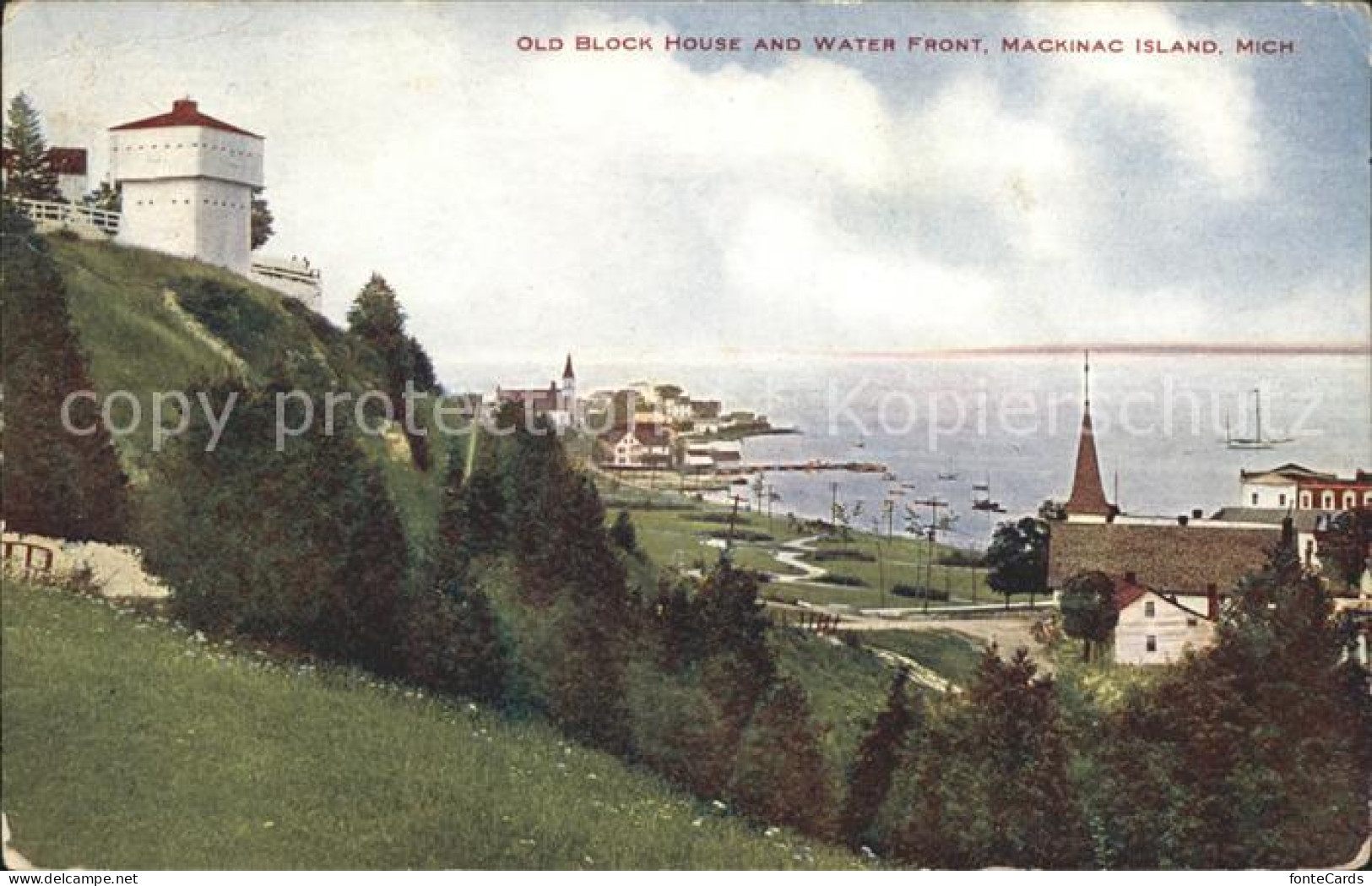11696753 Mackinac_Island Old Block House Water Front - Other & Unclassified