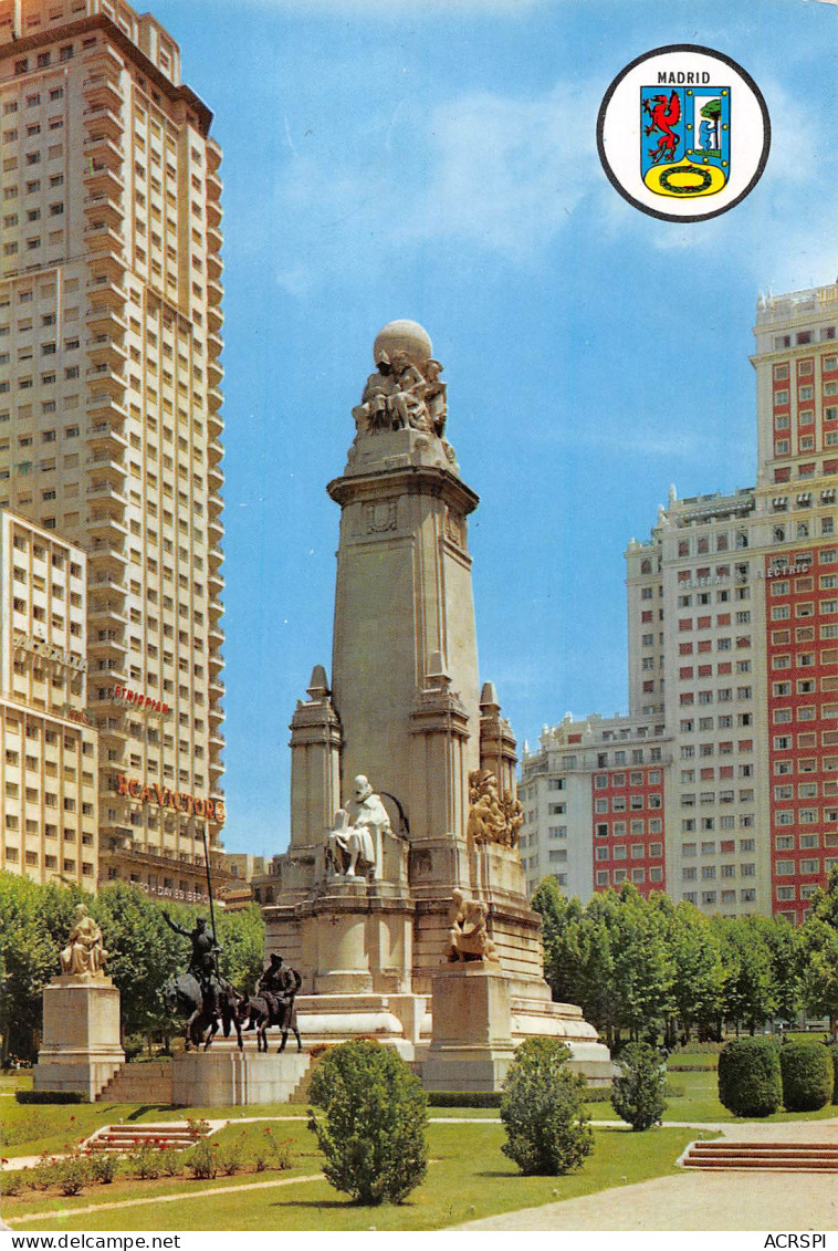 MADRID Plaza De Espana Monumento A Cervantes   N° 78 \ML4016 - Madrid
