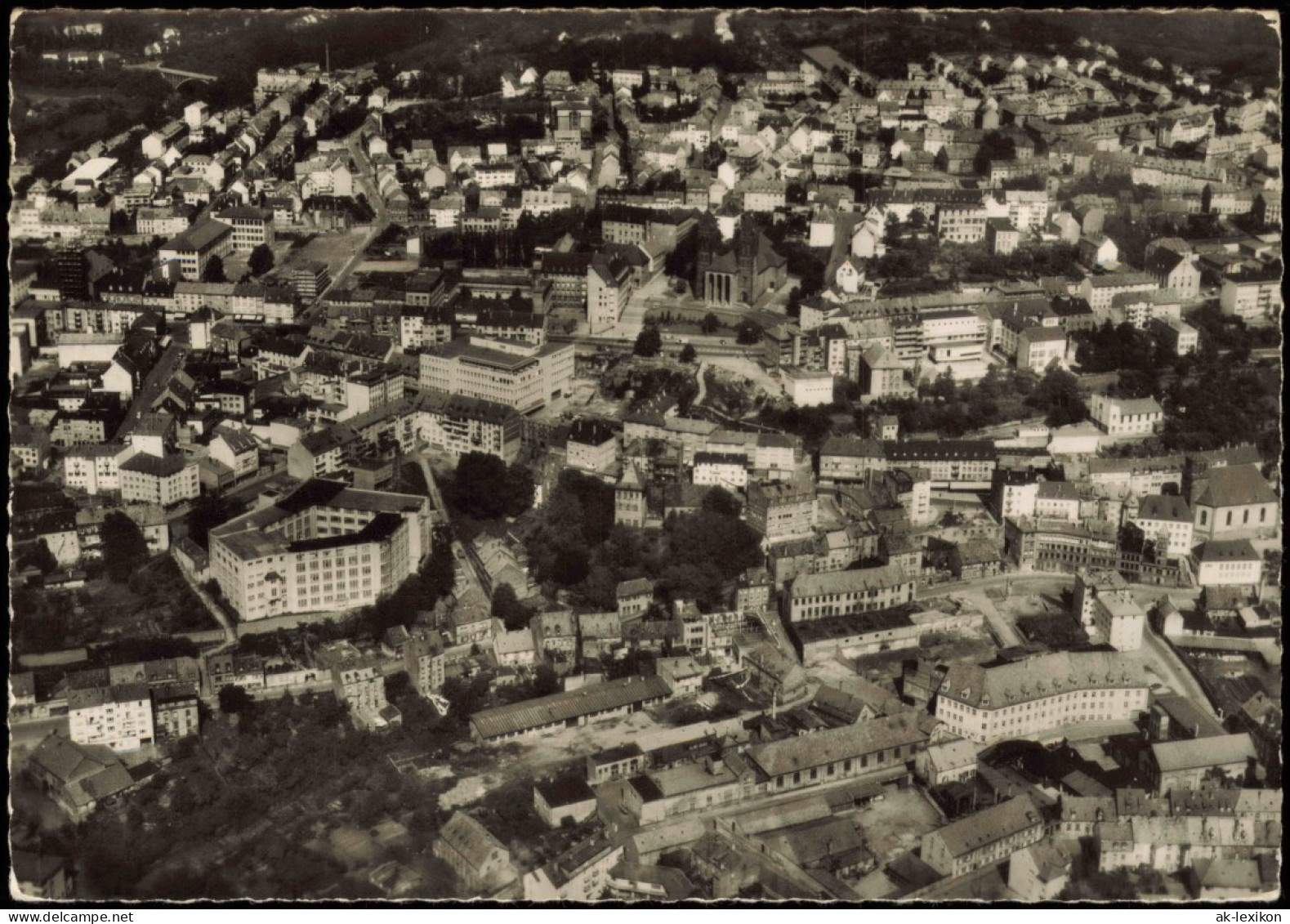 Ansichtskarte Pirmasens Luftbild 1960 - Pirmasens