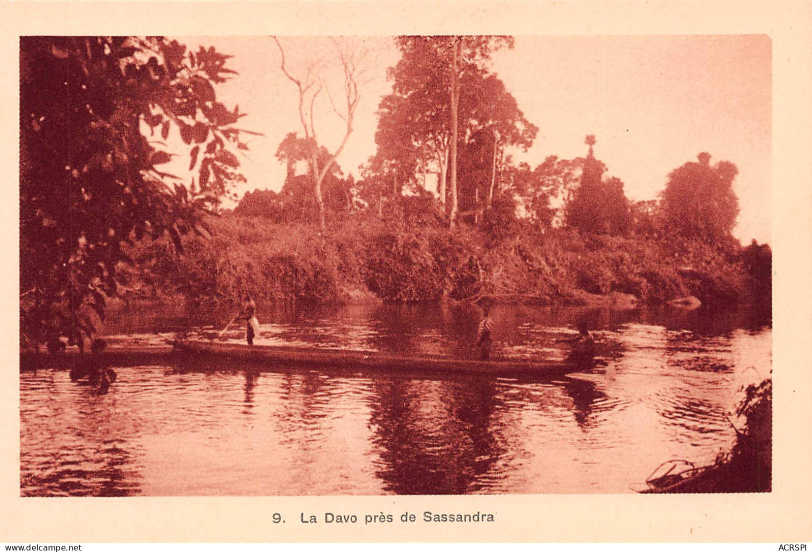 COTE  D' IVOIRE   Sassandra Pirogue Des Prospecteurs D'Acajou  Davo Région De  Gbôklé  N° 7 \ML4020 - Ivory Coast