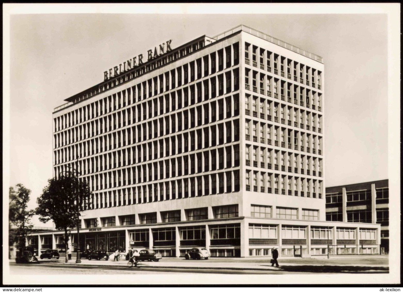Ansichtskarte Charlottenburg-Berlin Hardenbergstrasse BERLINER BANK 1962 - Charlottenburg