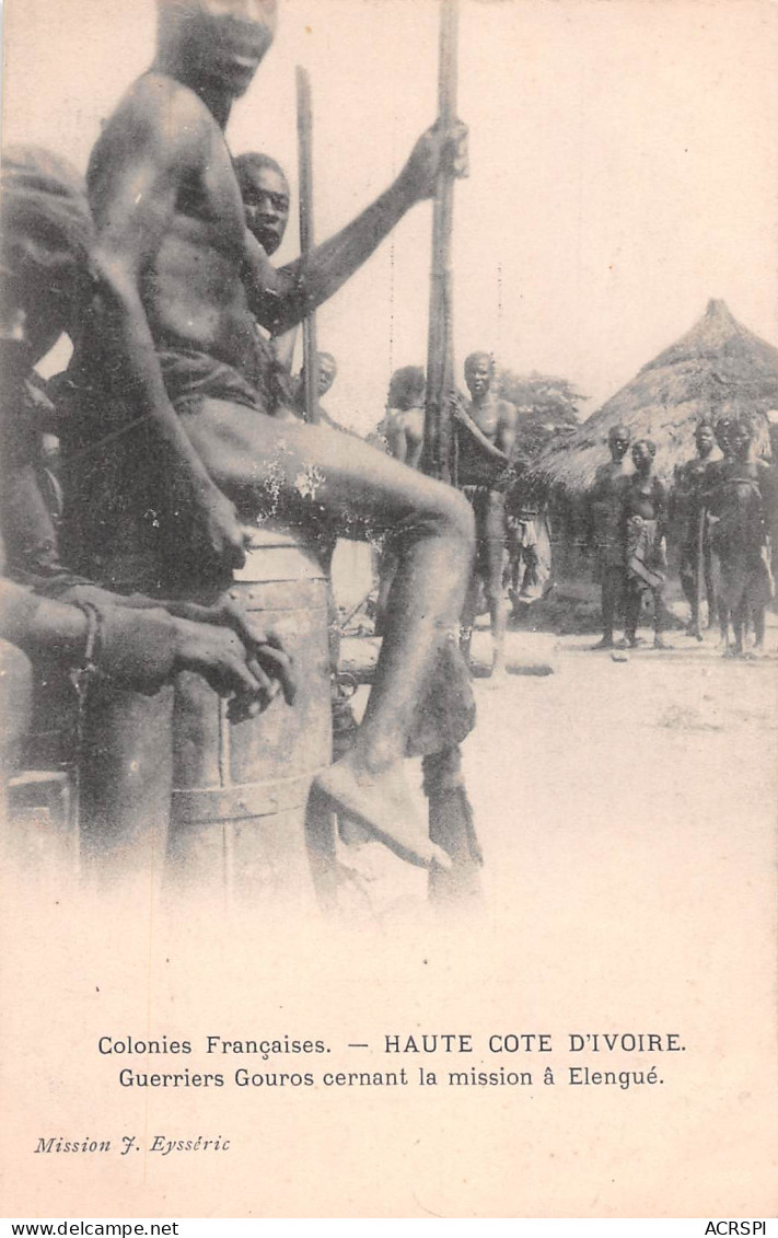 COTE D' IVOIRE  Mission D' ELENGUE Guerriers Gouros    N° 39 \ML4020 - Ivoorkust
