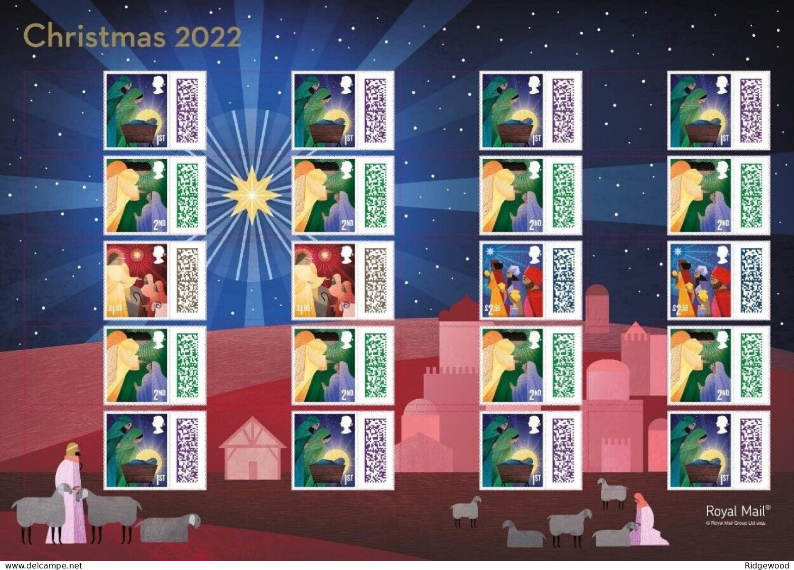 GB 2022  Christmas Smilers / Collector Sheet   Cat Ref: GS-147/LS-145 - Francobolli Personalizzati