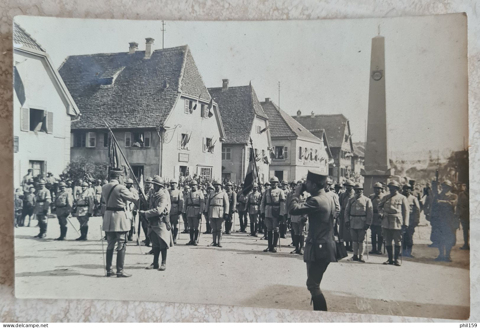 Dannemarie Haut-Rhin (68), 4 Photocartes 7 Août 1917 - Dannemarie