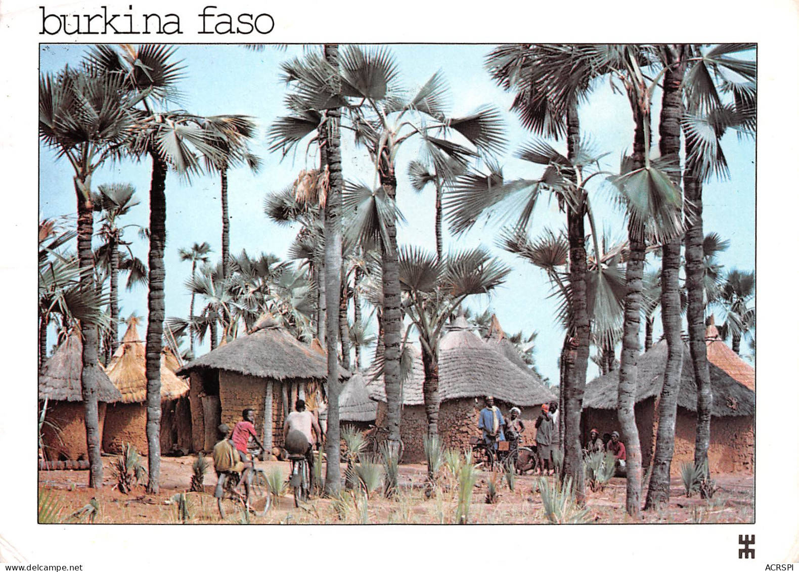 BURKINA-FASO HAUTE-VOLTA Wolokonto Komoé Habitation TURKA Au Milieu Des Roniers Peul Peulh Peuhl  N° 77 \ML4021 - Burkina Faso