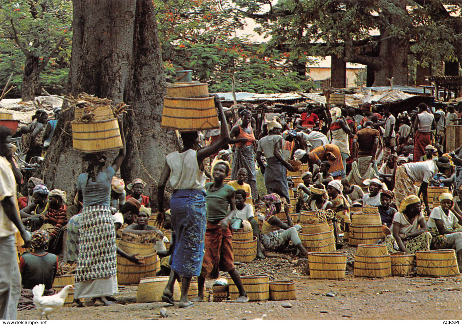 BURKINA-FASO HAUTE-VOLTA  GAOUA  étale Des Marchandes LOBI  Peul Peuhl Peulh  N° 104 \ML4021 - Burkina Faso