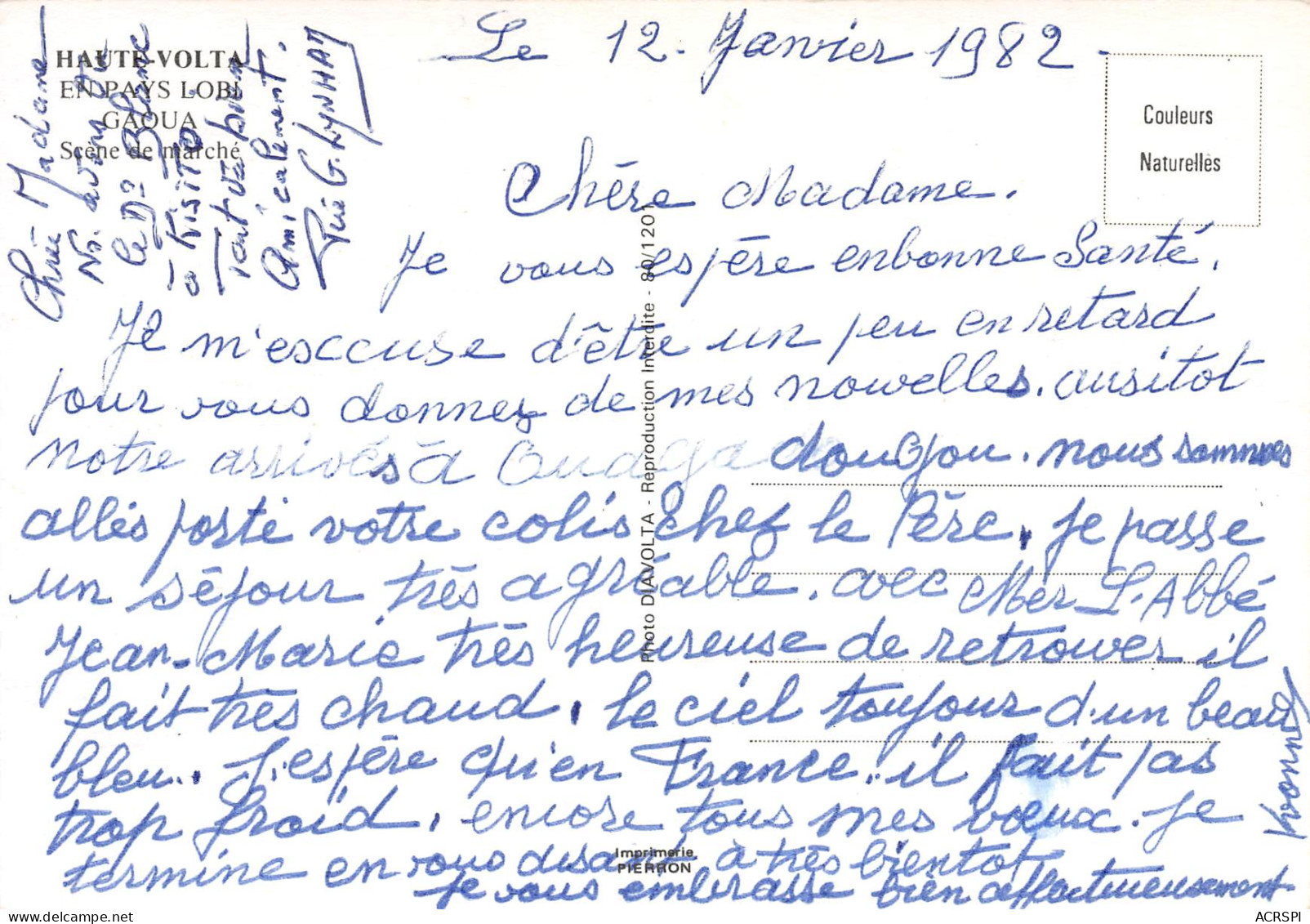 BURKINA-FASO HAUTE-VOLTA  GAOUA  étale Des Marchandes LOBI  Peul Peuhl Peulh  N° 104 \ML4021 - Burkina Faso