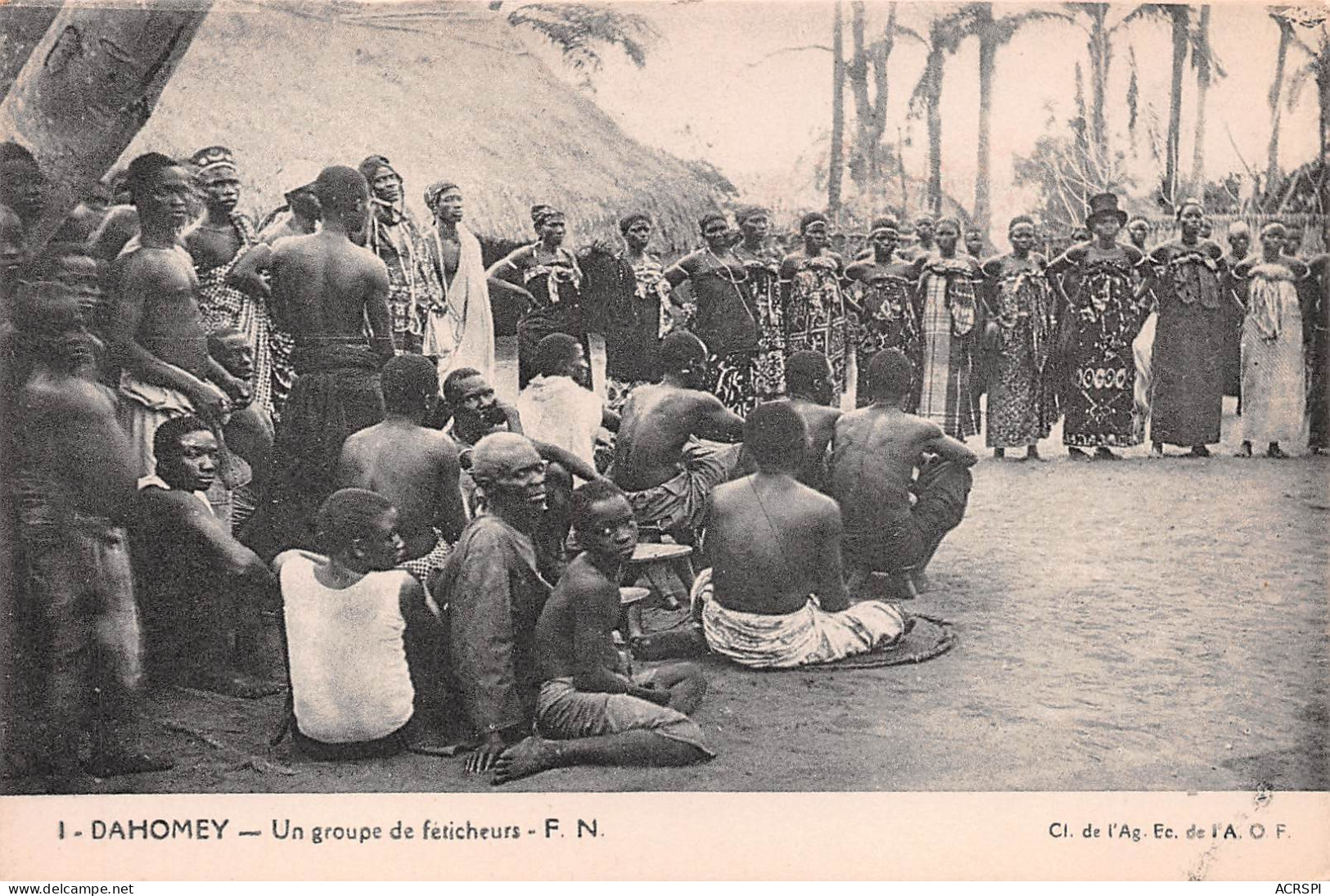 BENIN Ex Dahomey Groupe De Féticheurs Dos Vert Non Circulée  N° 26 \ML4023 - Benin